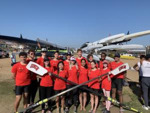 UNLV Team with oars 1